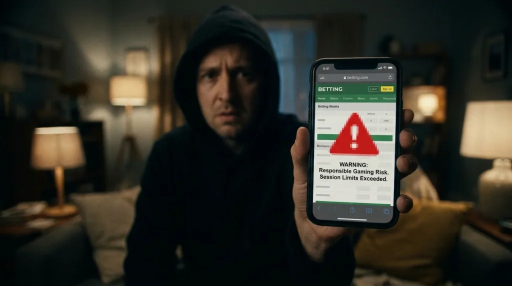 Предупредителен символ върху съмнителна страница
