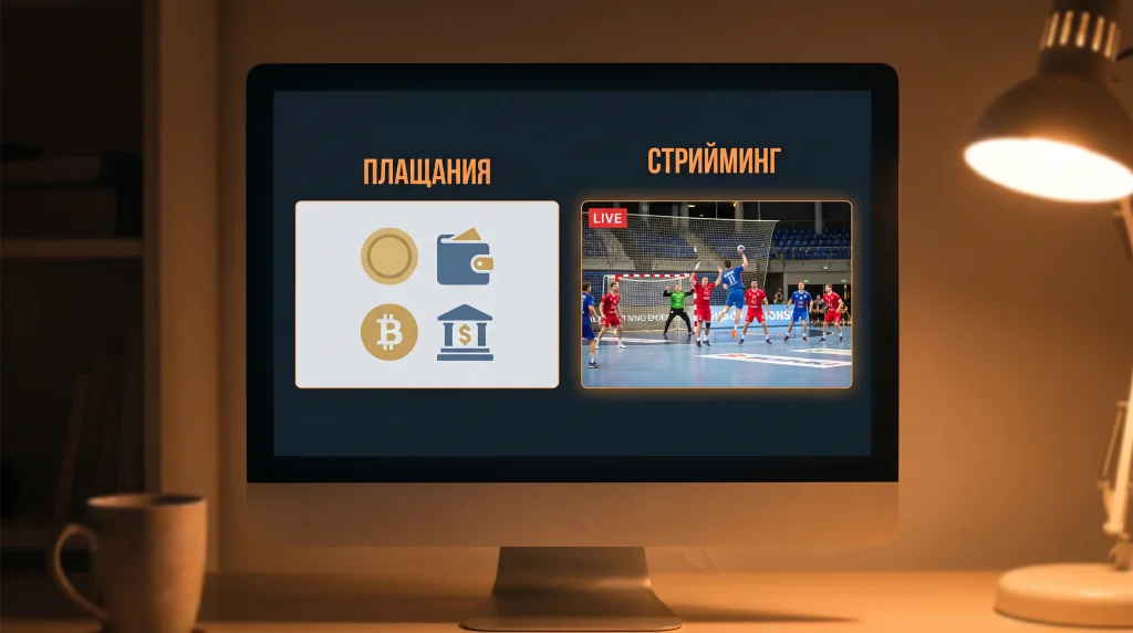 Платежни методи и стрийминг в платформа за залози на хандбал